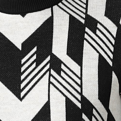 Pull AVH-179 Blanc Noir