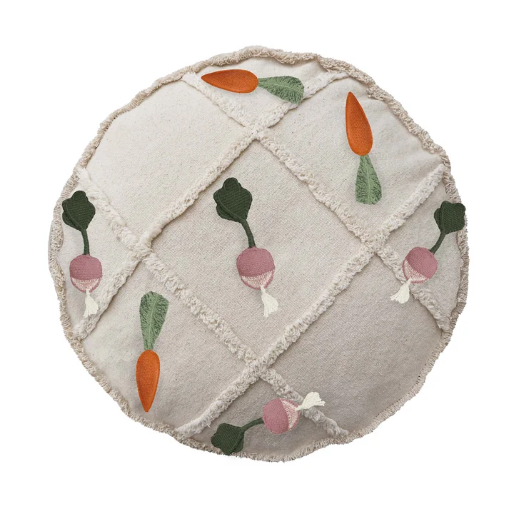Lorena Canals - Tic-Tac-Toe Pouf, 50 x 50 cm, natur