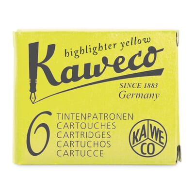 Tintenpatronen zu Marker Kaweco Neongelb