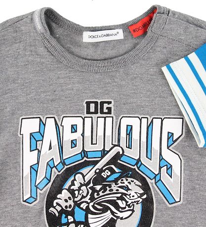Dolce & Gabbana T-Shirt - Grau m. Print