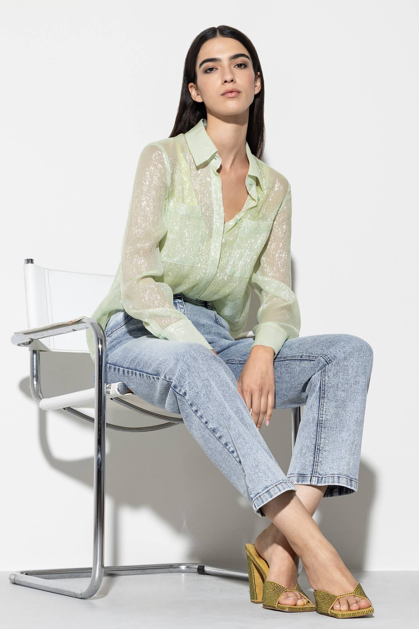 Luisa Cerano| Damen Jeans Straight Leg