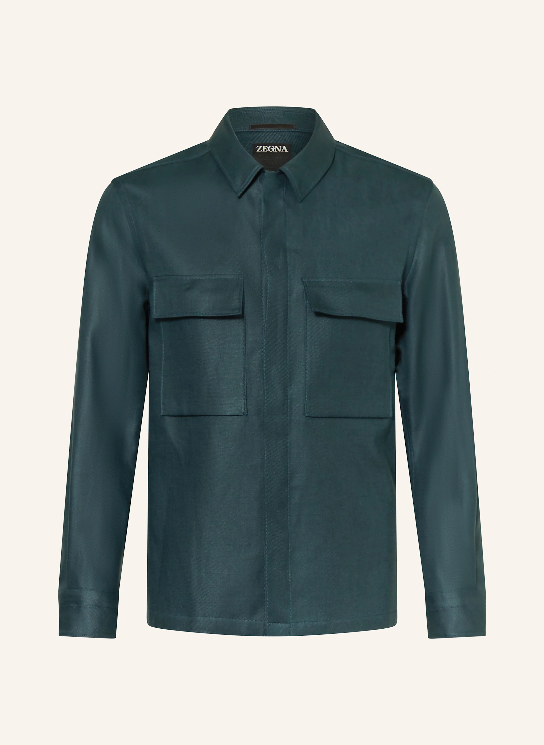 ZEGNA Leinen-Overshirt