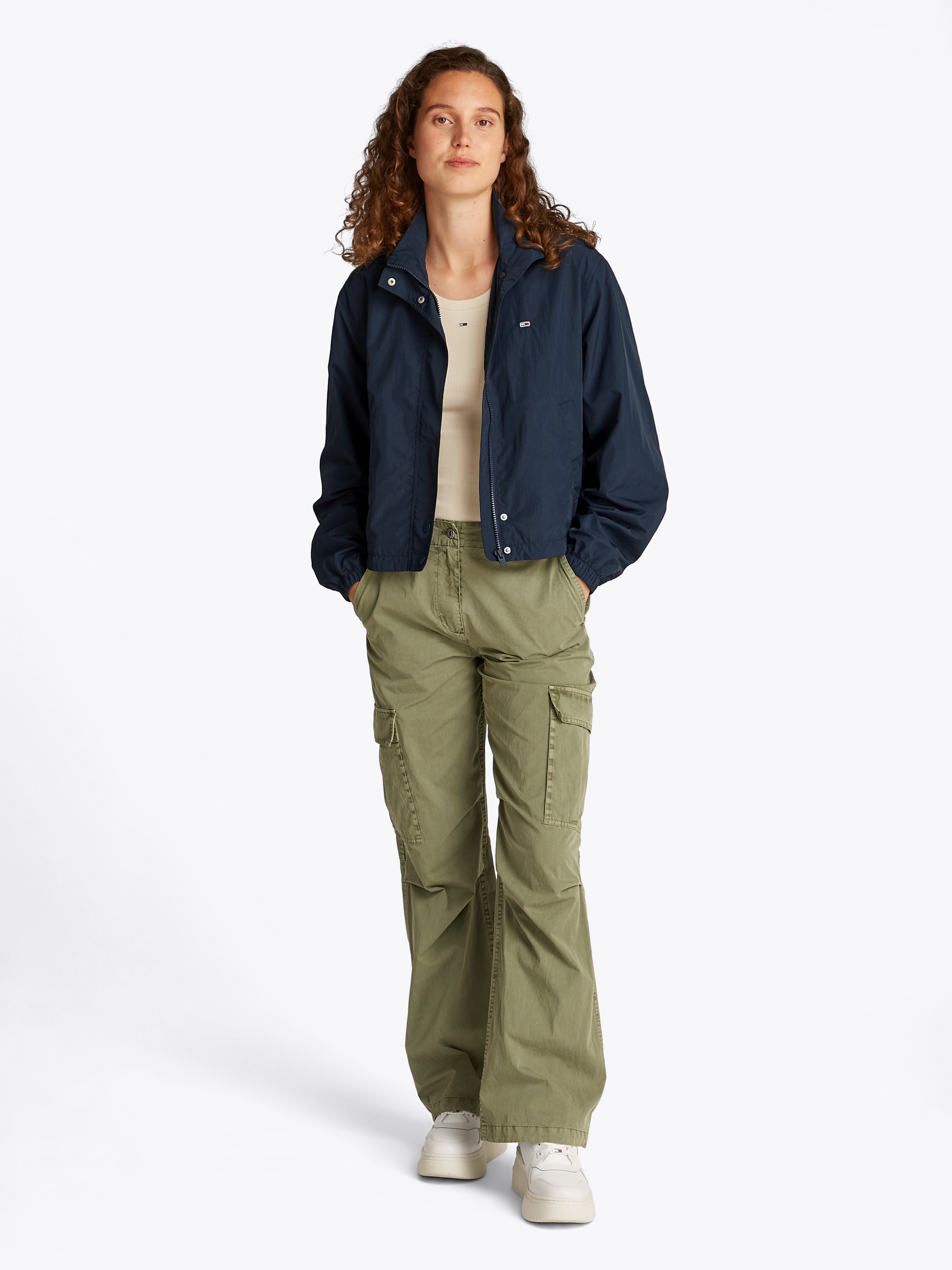 Tommy Jeans Curve Windbreaker »TJW ESSENTIAL JACKET EXT« in Grossen Grössen