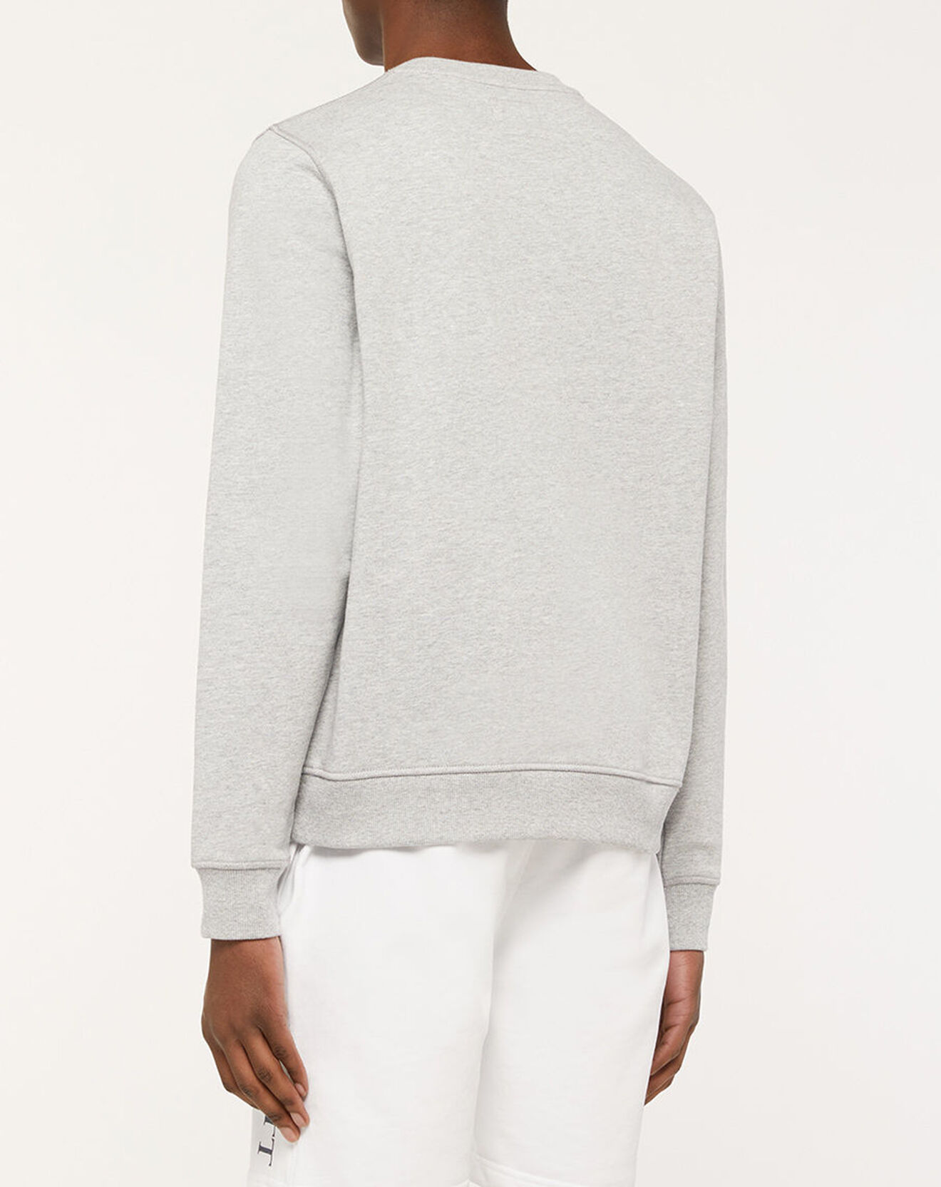 Hackett London Sweat Charly Dog gris chiné