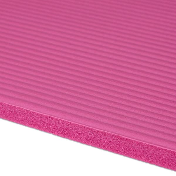 Yogamatte 1 cm tykk ensfarget