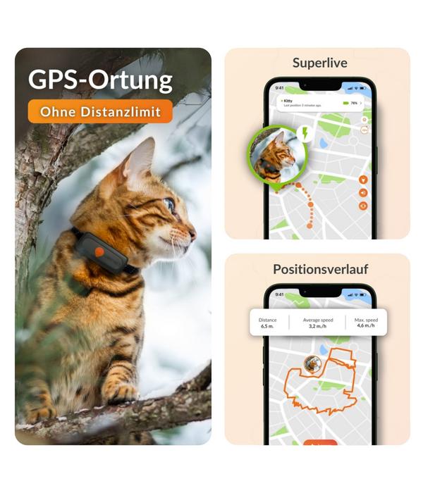 Weenect XS GPS-Tracker für Katzen, ca.