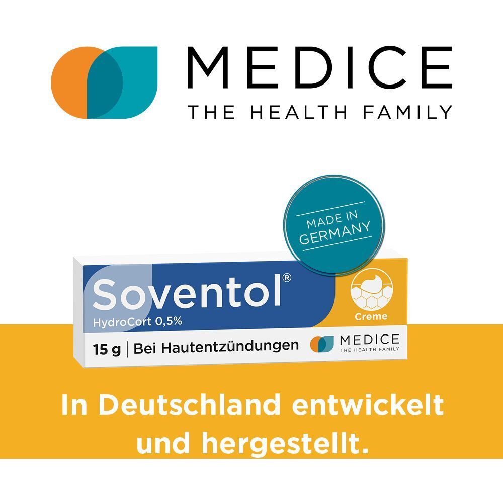 Soventol HydroCort 0,5% bei akuten Hautentzündungen