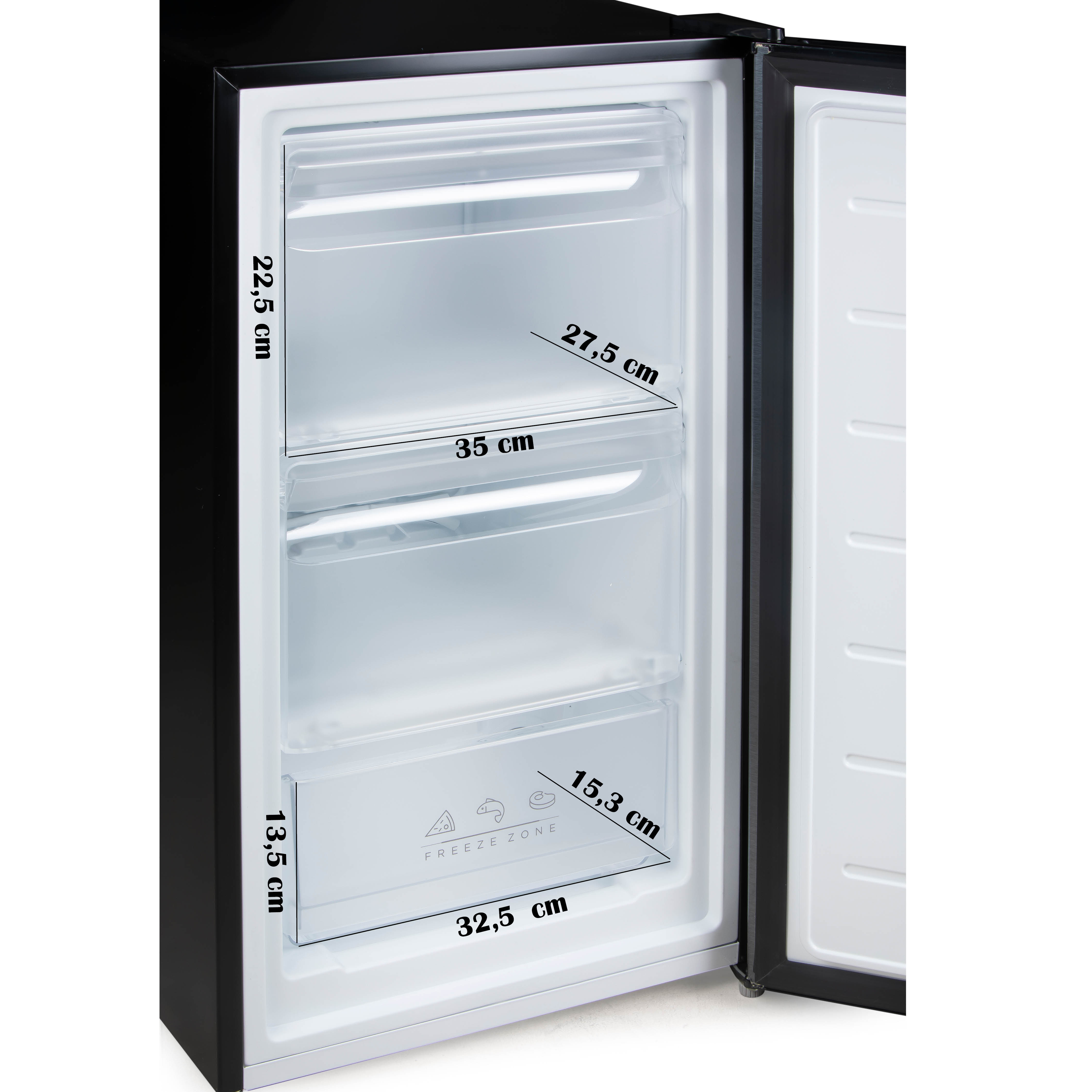 Primo PR143DV 60 liter tafelmodel vriezer - Black