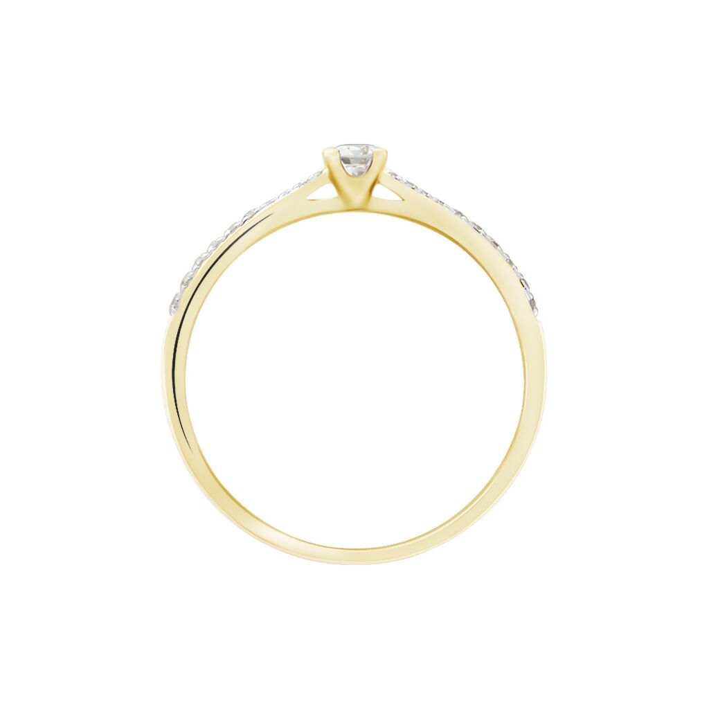 Bague Solitaire Hemera Or Jaune Diamant