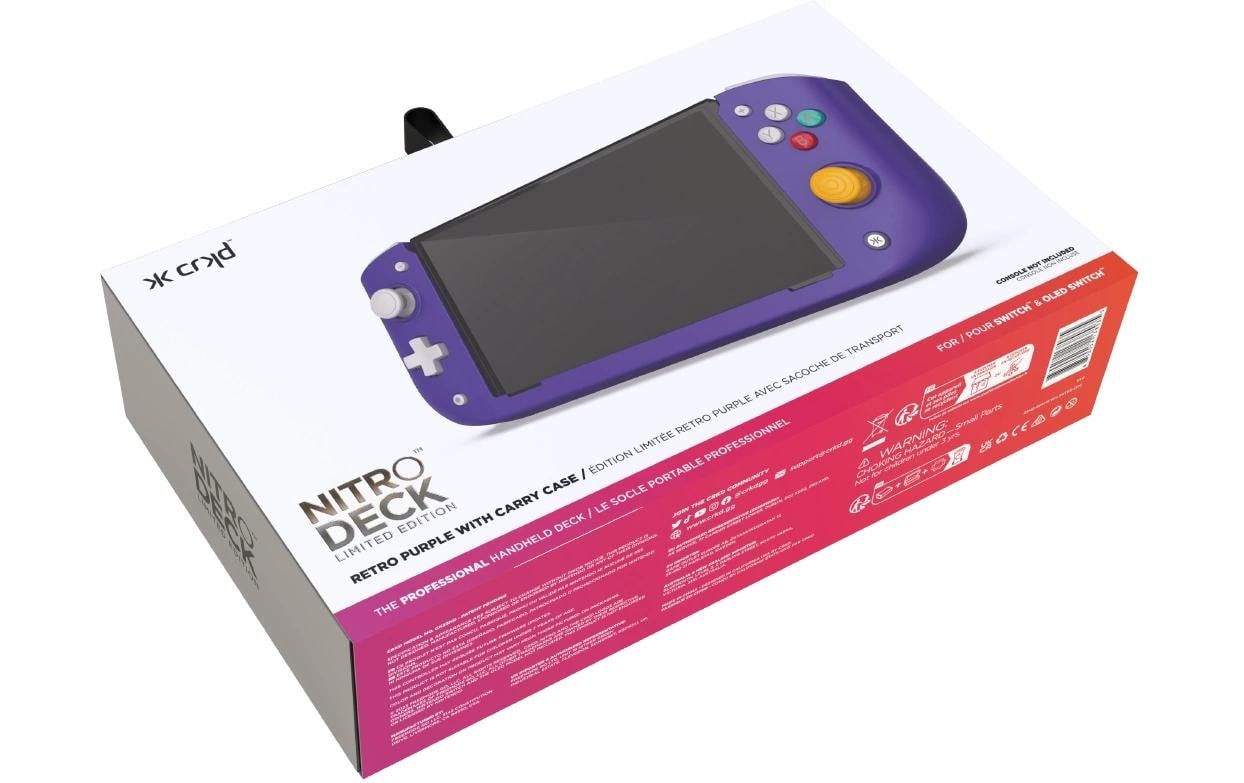 Nintendo-Schutzhülle »GAME Nitro Deck Retro for Switch & OLED Switch Violett«