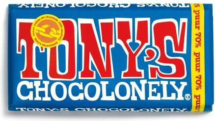 Tony's Chocolonely puur 180 gr