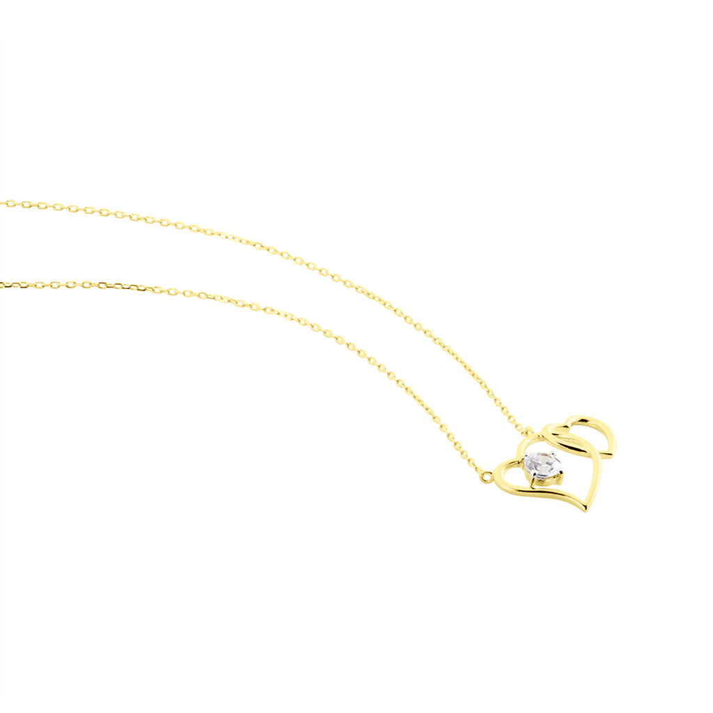 Collier Or Jaune Shiela Oxyde Central