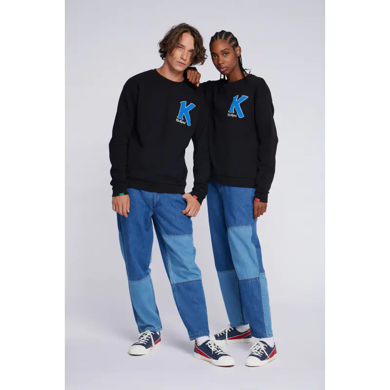 ORGANIC BIG-K SWEAT NOIR SWEAT Coton No Gender