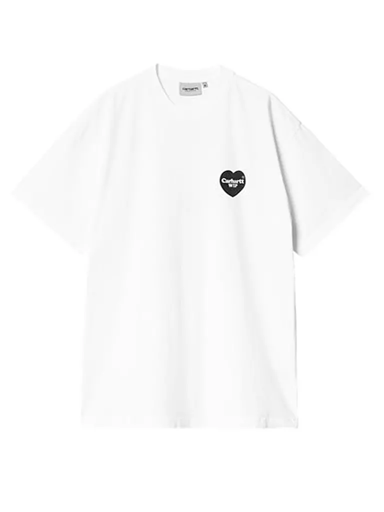 CARHARTT WIP T-Shirt HEART BANDANA weiss