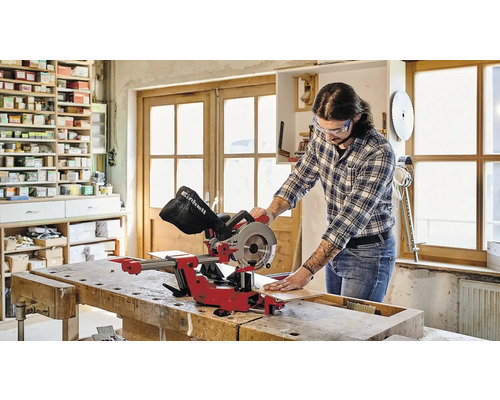 Einhell TE-SM 36/210 Li accu-verstekzaag - Kaal gereedschap zonder accu en lader