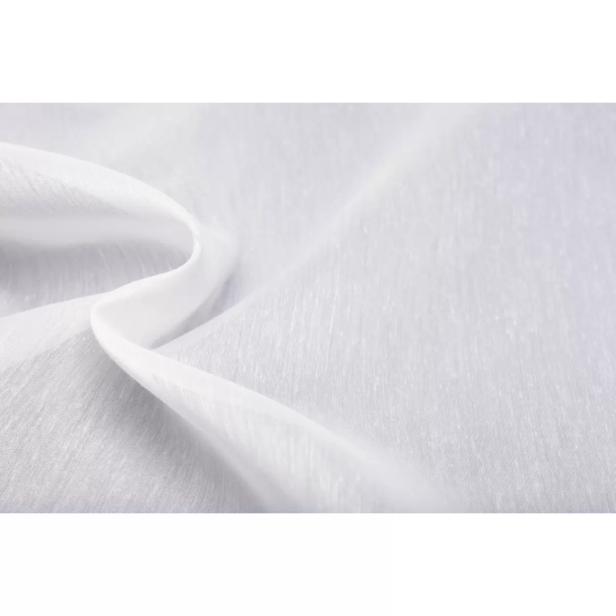 Tagvorhang Mosseline uni weiss