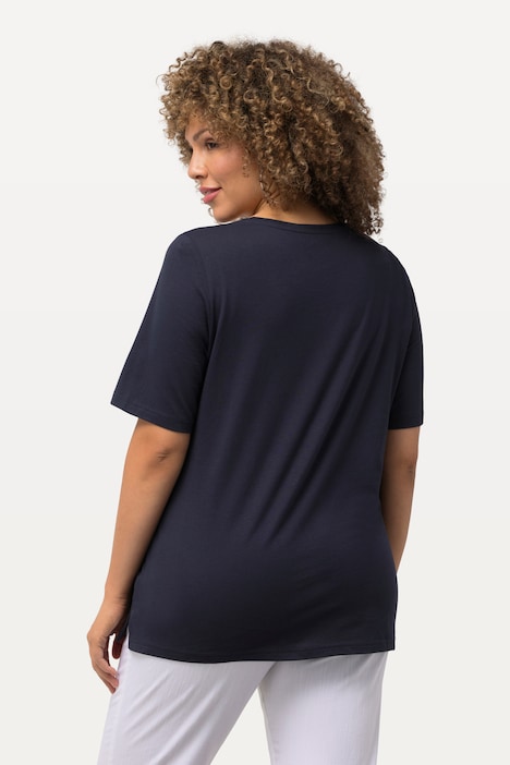 T-Shirt, Herz, V-Ausschnitt, Classic, Halbarm
