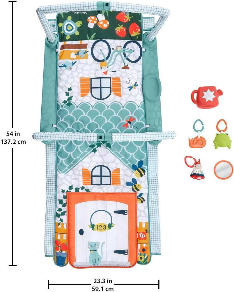 FISHER-PRICE - MON TAPIS CABANE 3 EN 1