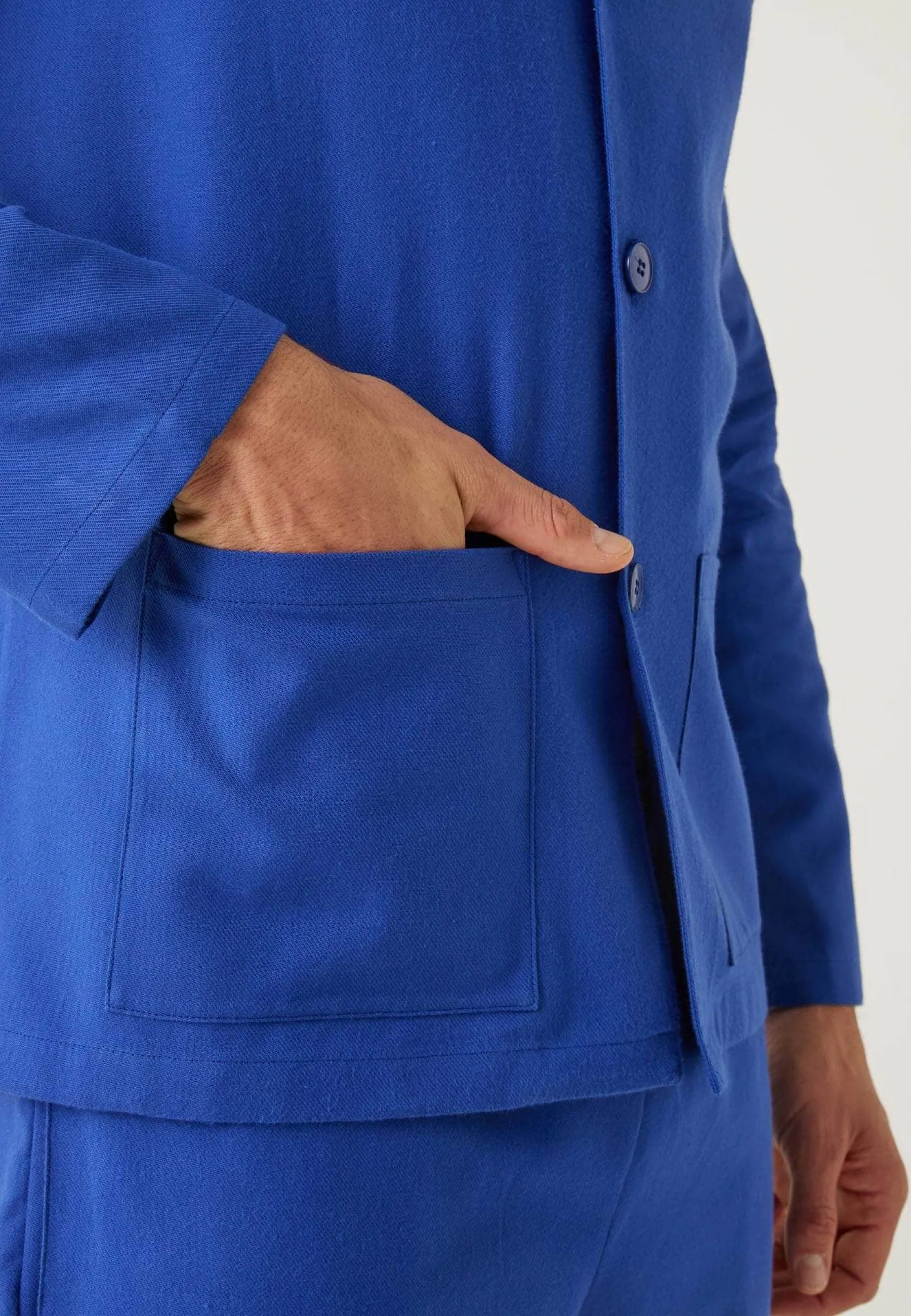 Chemise en coton-Jim Bleu Garage