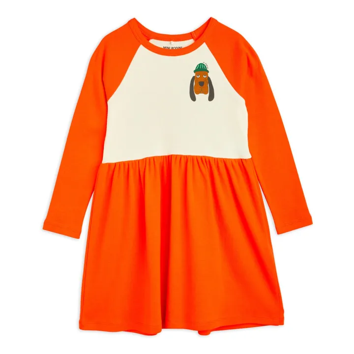 Mini Rodini Robe Chien | Rouge