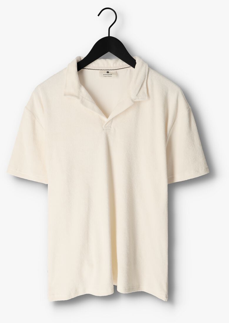 ANERKJENDT gebroken wit anerkjendt polo akkikki s/s frotte cuba