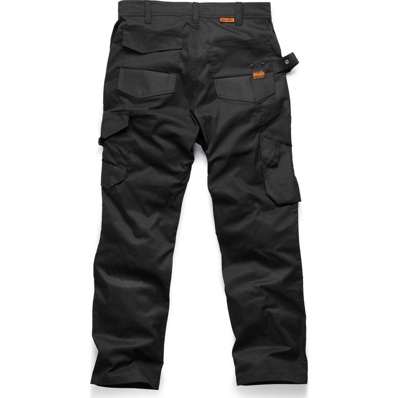 Scruffs Trade Flex werkbroek met kniezakken 50R zwart