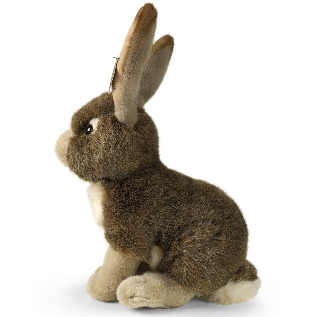 Rappa knuffelhaas zittend - 30 cm