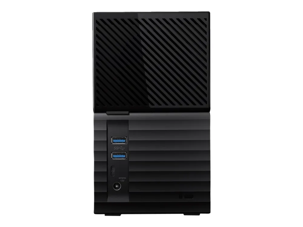 WD My Book Duo WDBFBE0360JBK - Harddisk-array - 36 TB - 2 bays - HDD 18 TB x 2 - USB 3.1 Gen 1 (ekstern)