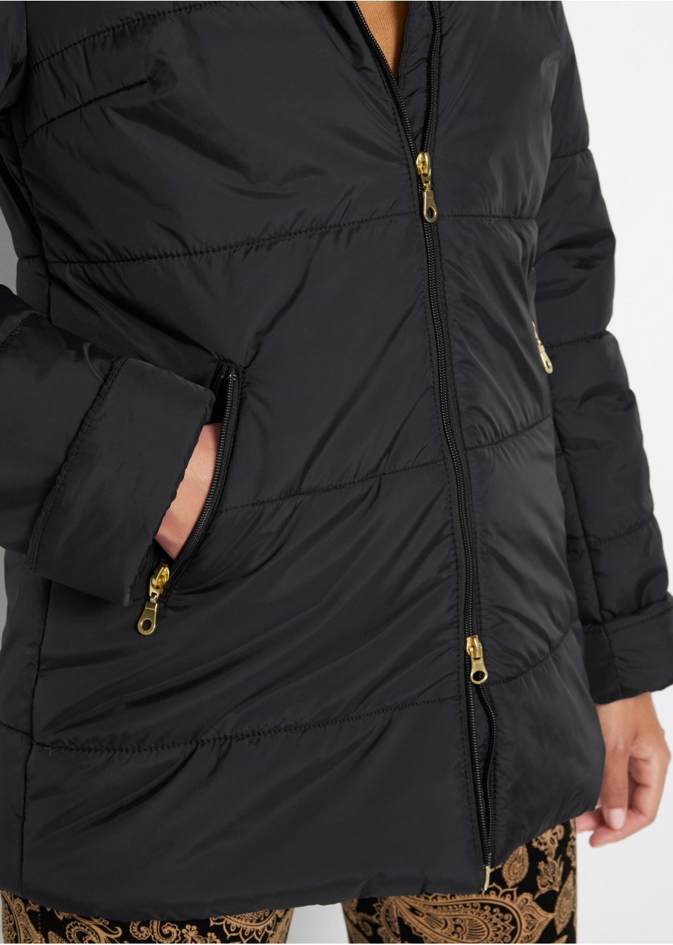 Veste matelassée avec application en synthétique
