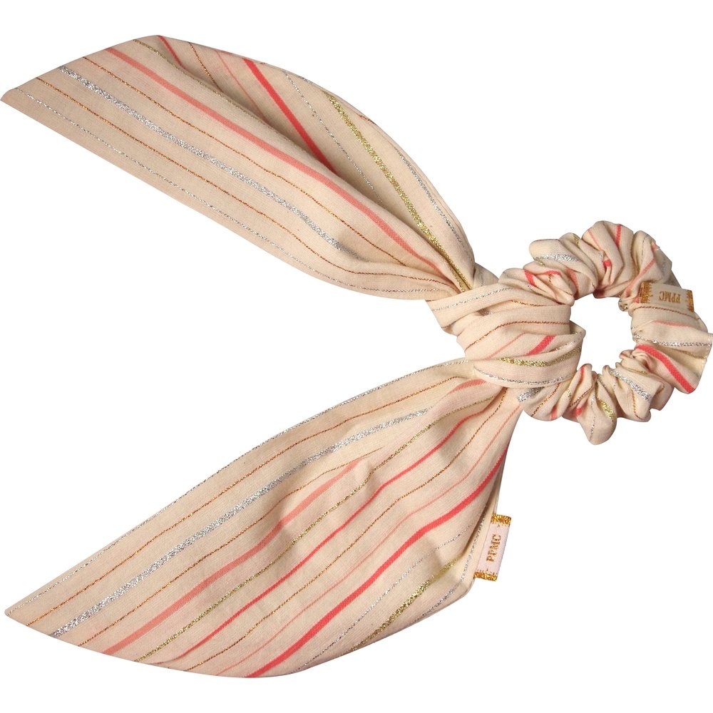Foulchie Court Rayé Rose Argent