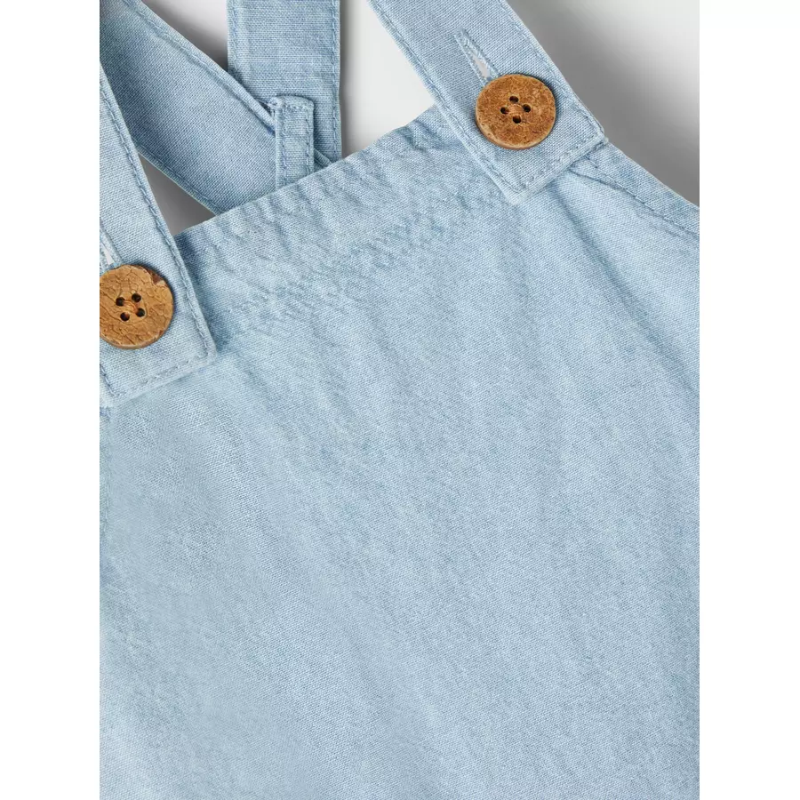 Lil'Atelier Latzhose Nbndaley Light Blue Denim