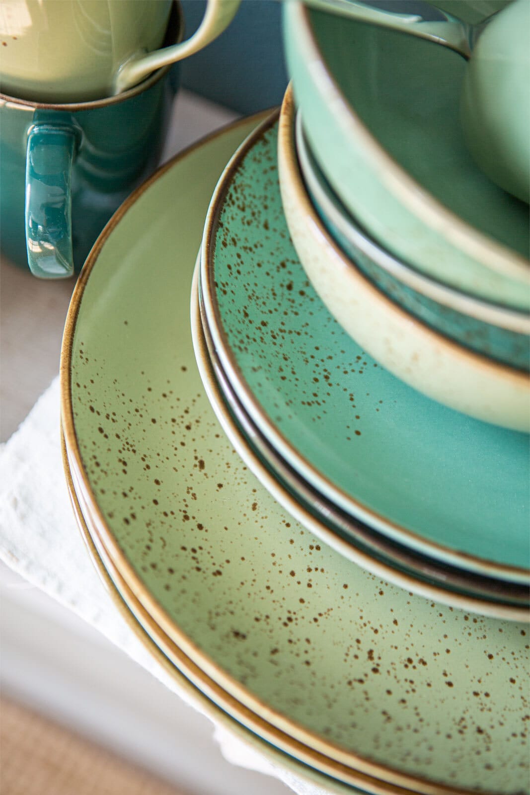 CreaTable Kombiservice NATURE COLLECTION GREEN LIFE 16-teilig grün