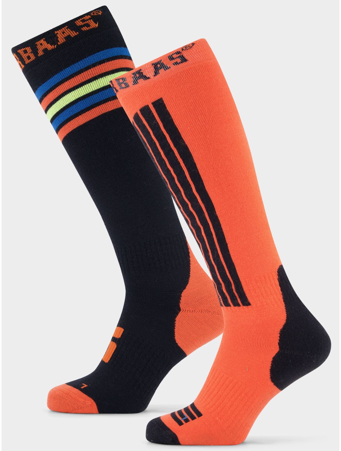 Striped Ski Socks 2-pack skisokken unisex  2-pack