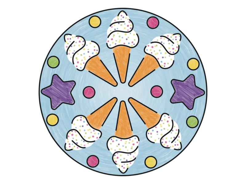 Ravensburger Malset Mandala-Designer Einhorn Zeichen-Set mit Mandala-Schablonen