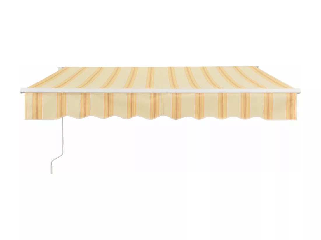 Store banne avec manivelle blanche 300 x 300 x 250 cm 03_0008306