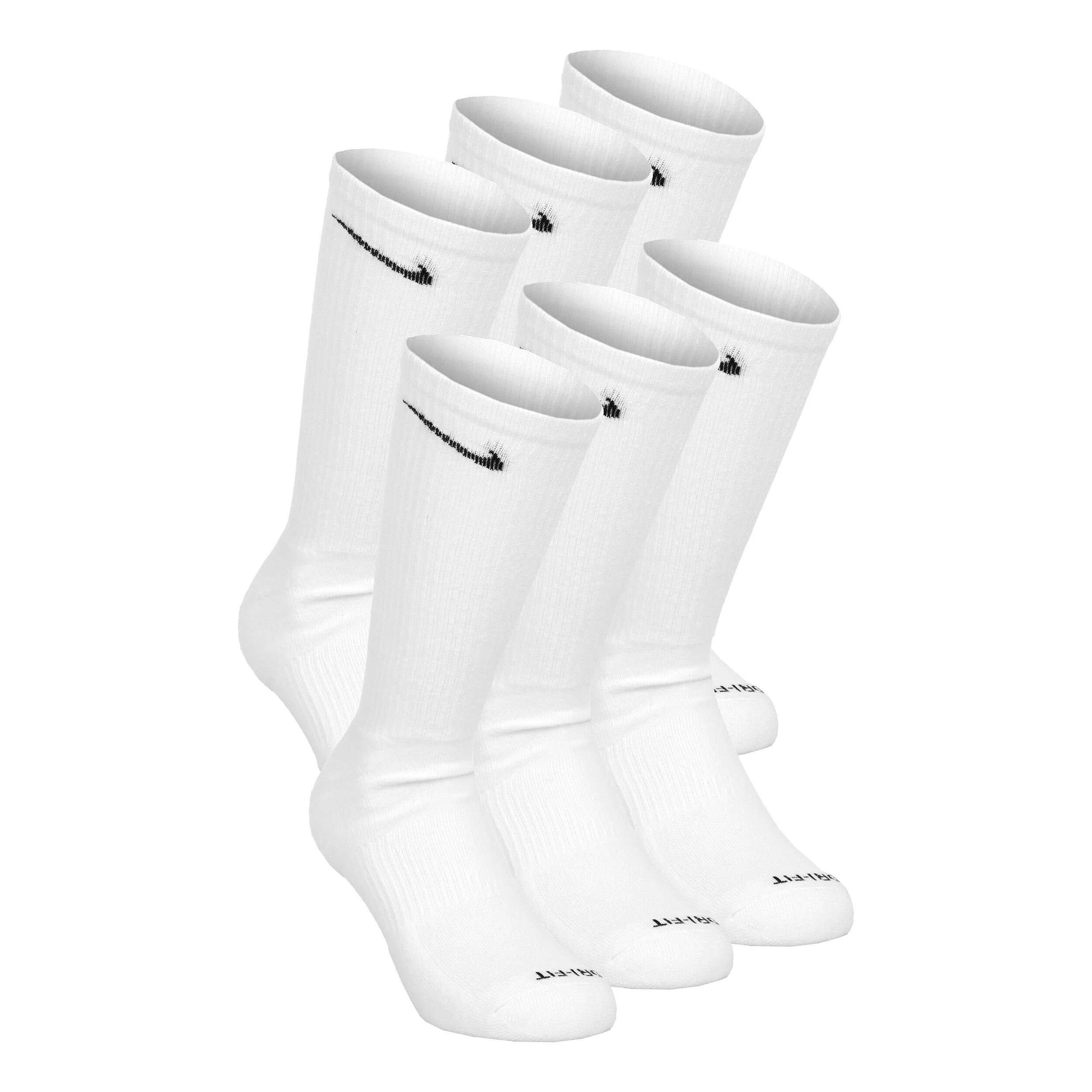 Nike Everyday Plus Cushioned Chaussettes De Sport Pack De 6 Hommes - Blanc