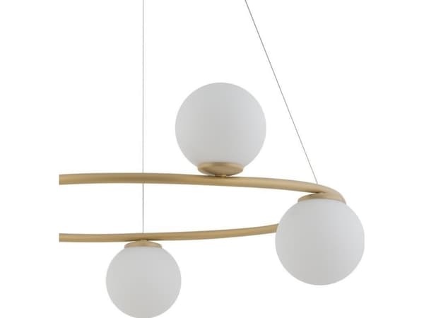 Sigma hengelampe Modernistisk lampe GAMA KOŁO Sigma 5-lys gull