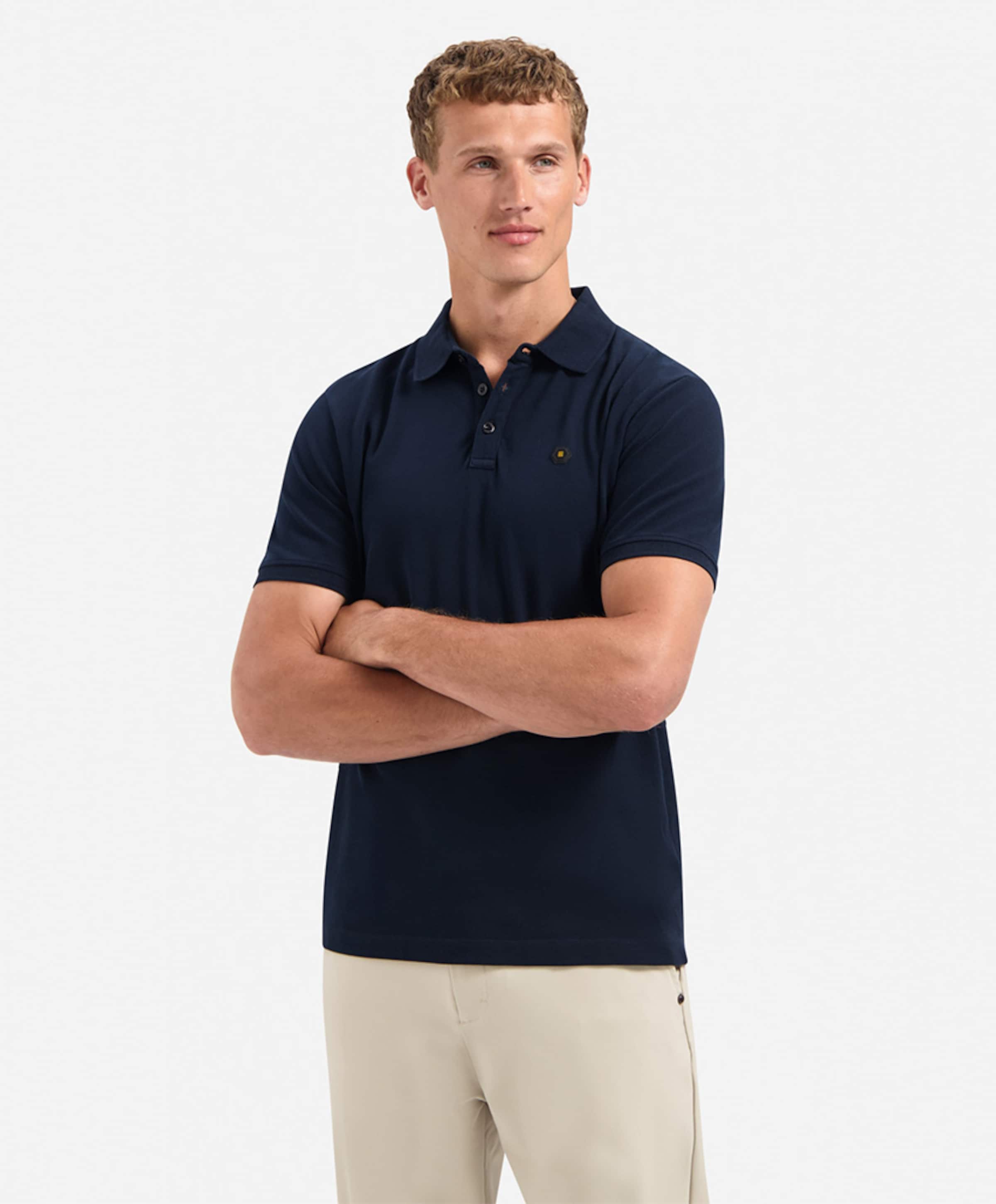 No Excess Heren polo blauw