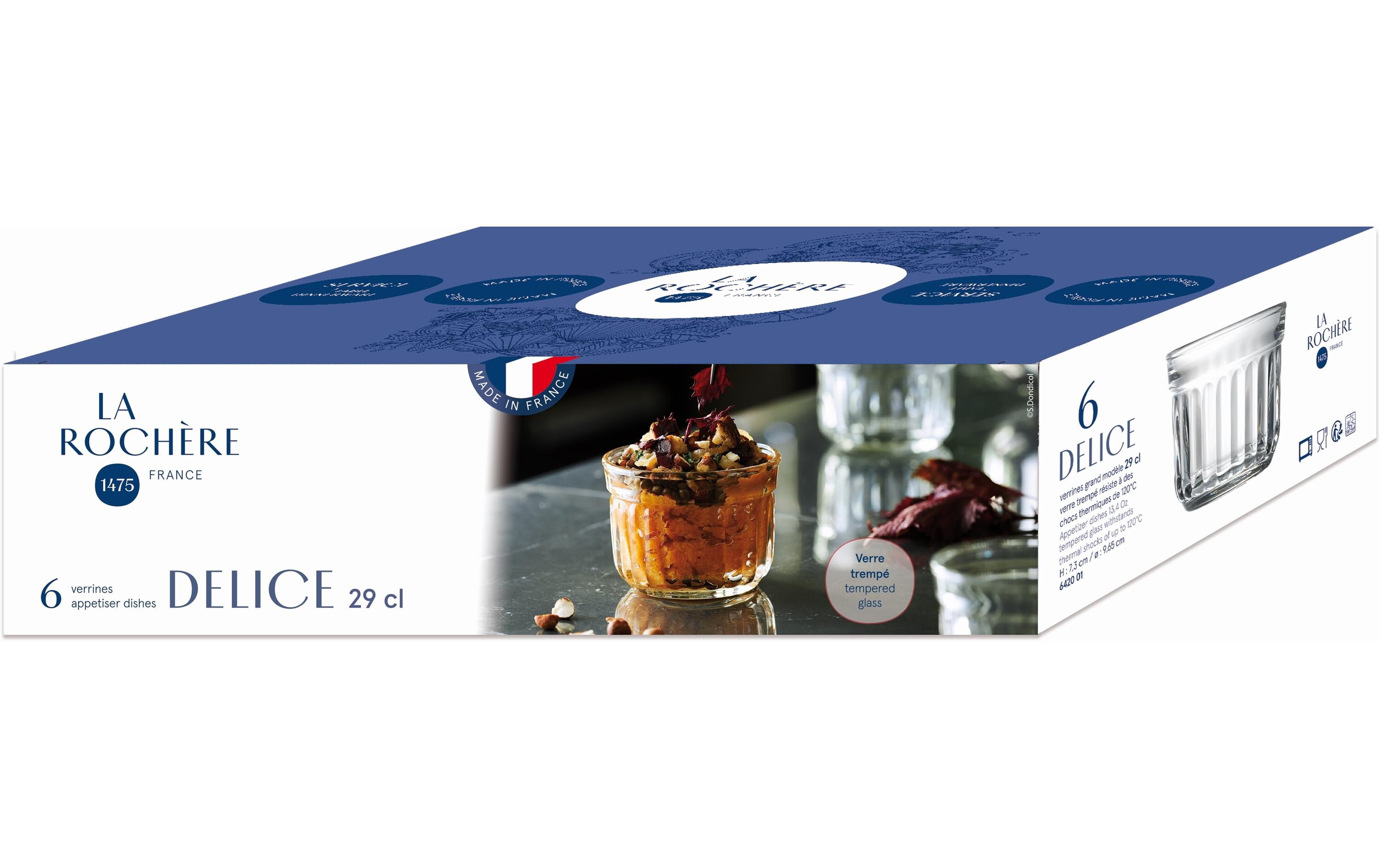 Dessert-Schale Delice 290 ml, 6 Stück, TransparentSchälchen Set