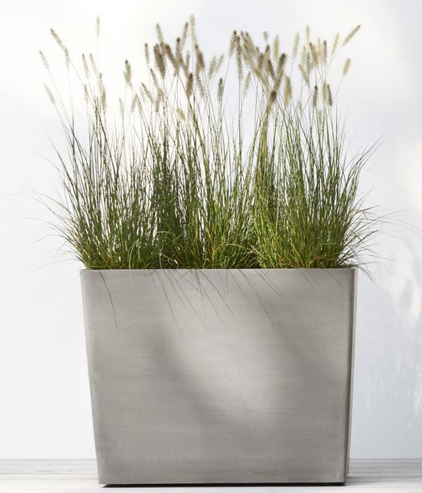 Ecopots Kunststoff-Kasten Paris mit Rollen,