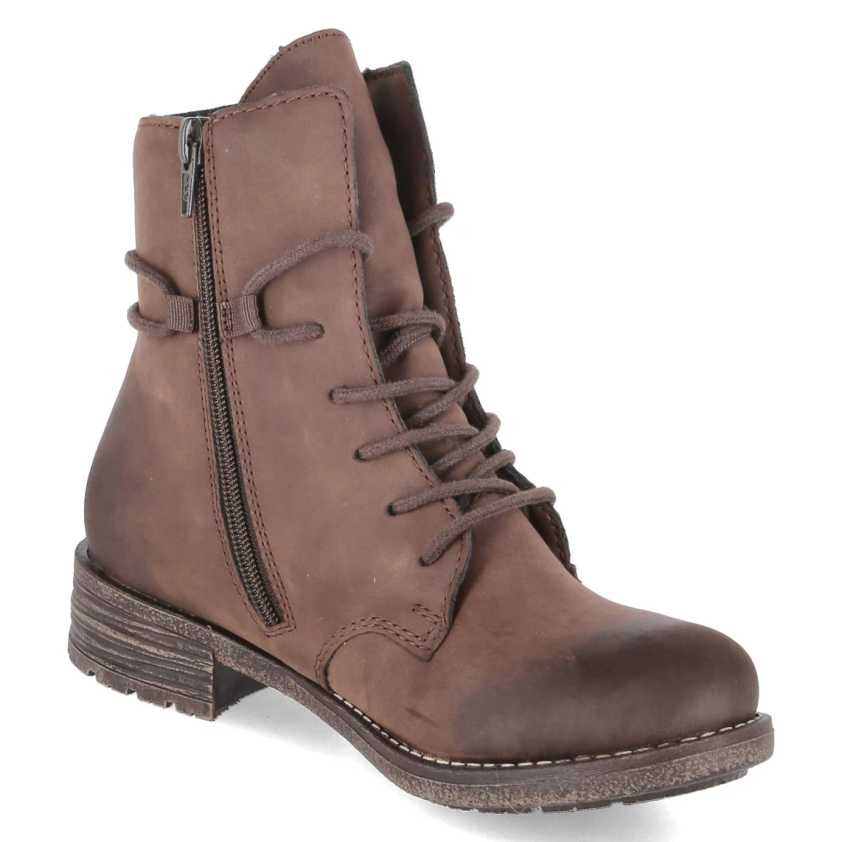 RiekerSchnüstiefeletten - BRAUN