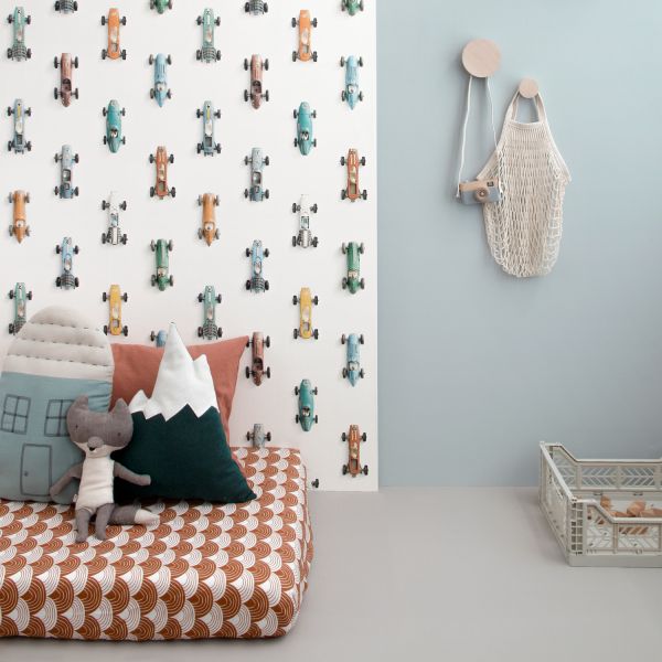 Studio Ditte Raceauto Behang - Blauw