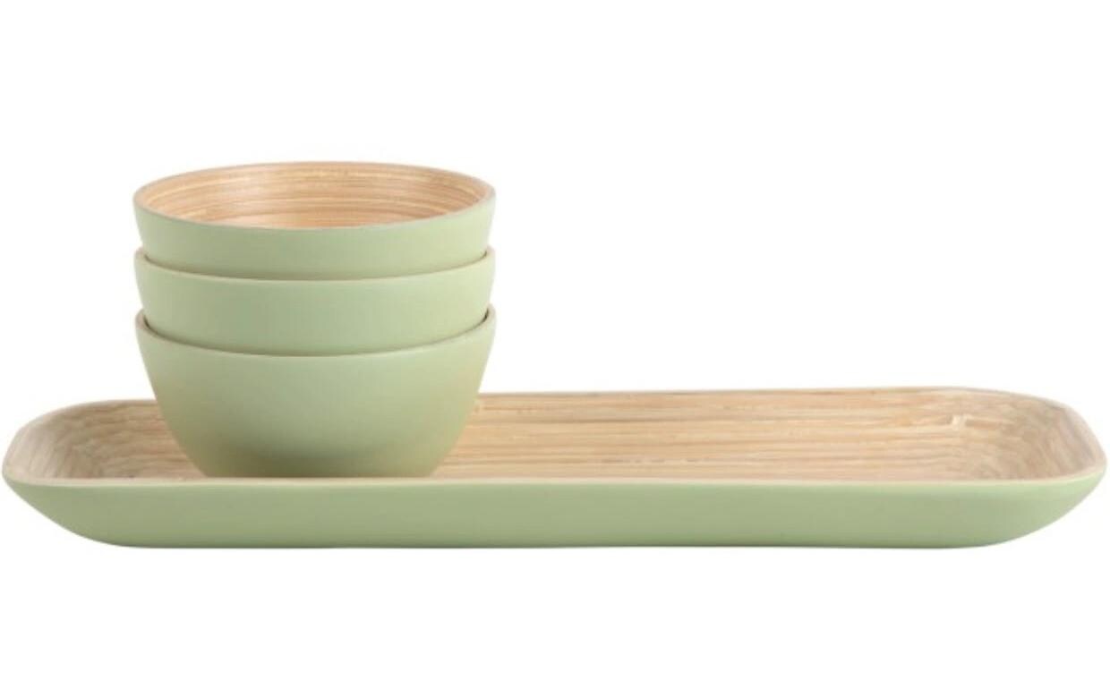 Snackschale Puro 4-teilig, GrünSnack Set