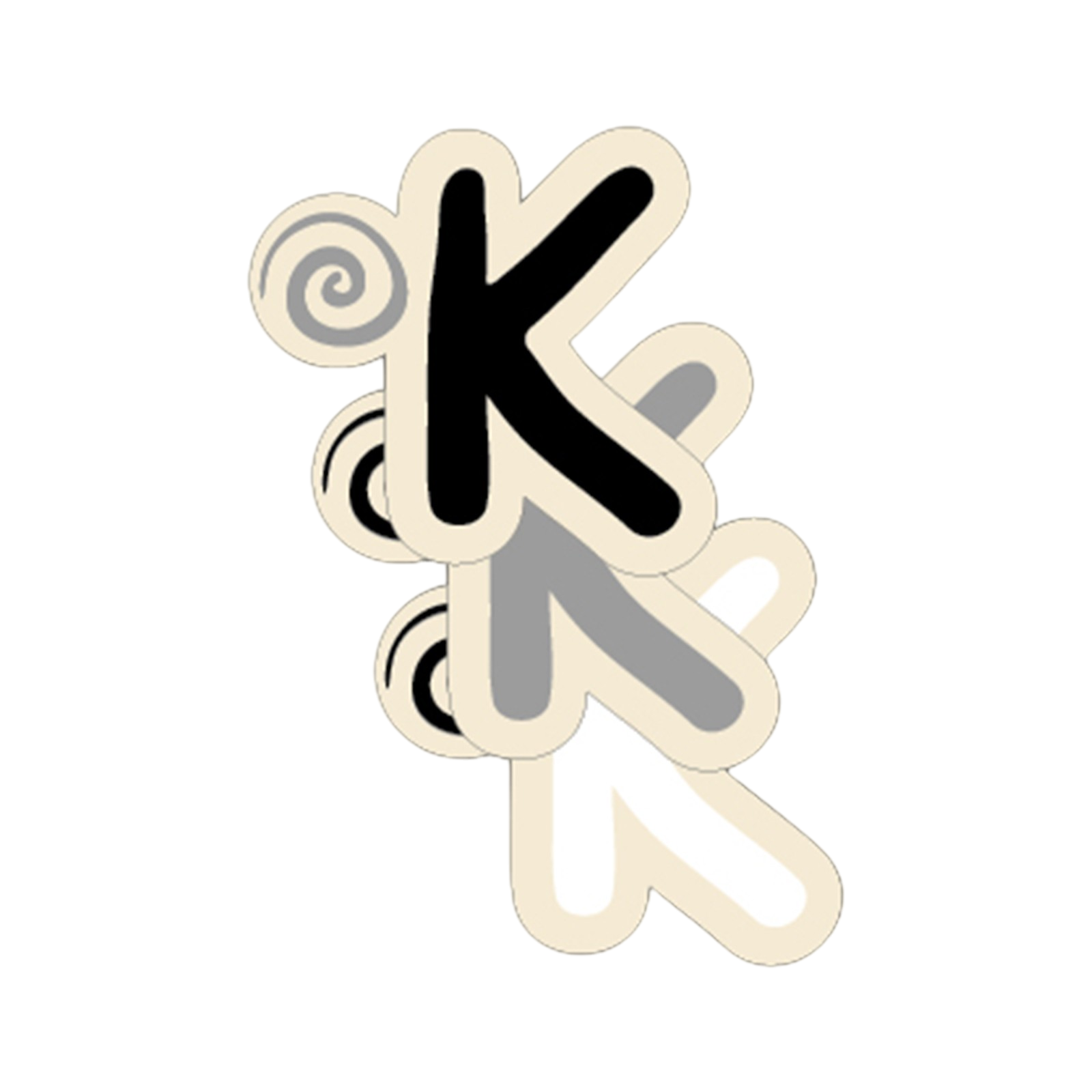 Buchstaben gross K