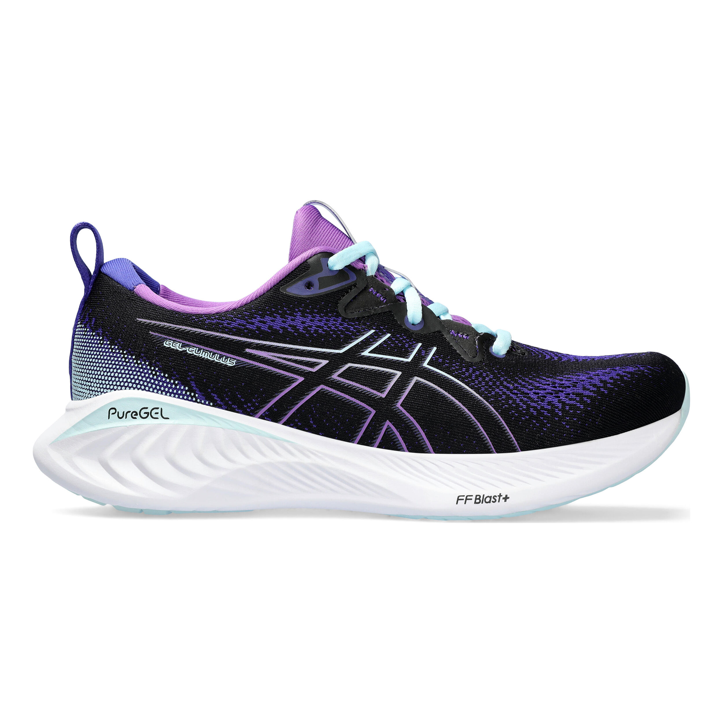 ASICS Gel-Cumulus 25 Chaussure De Running Sans Stabilisateurs Femmes - Noir , Bleu Foncé