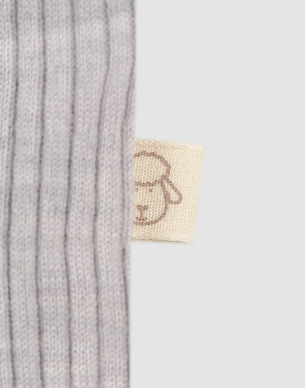 Jurk met ruches van merinowol voor baby's