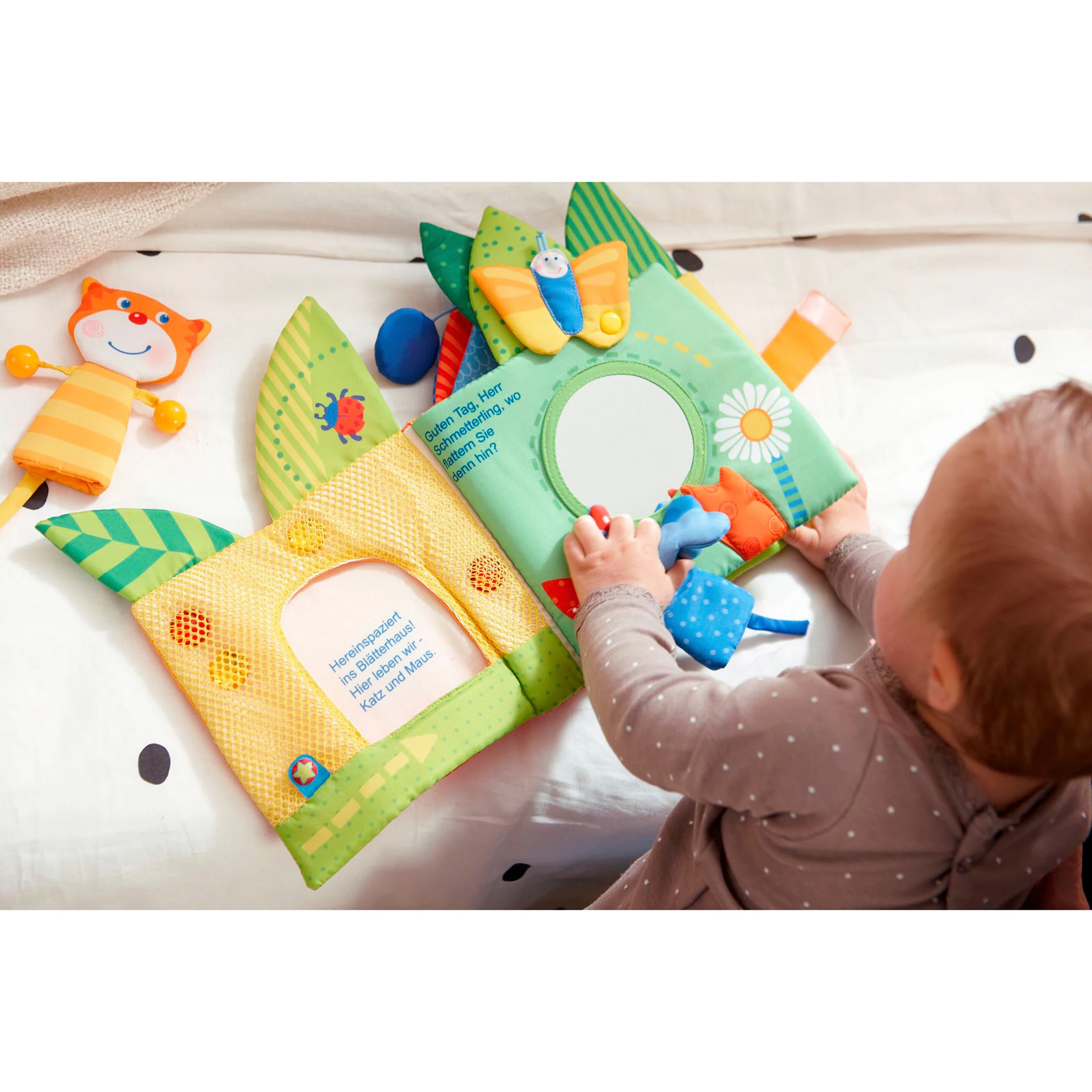 Haba Stoffbuch Blätterhäuschen