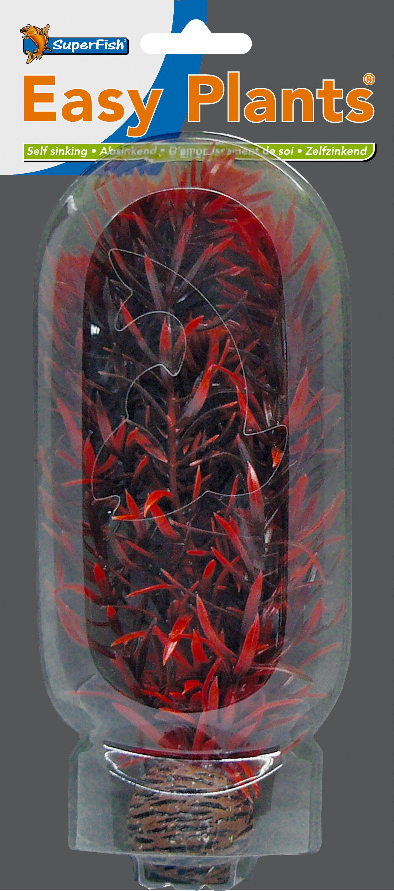 SuperFish aquarium kunstplant NR7 rood 20 cm