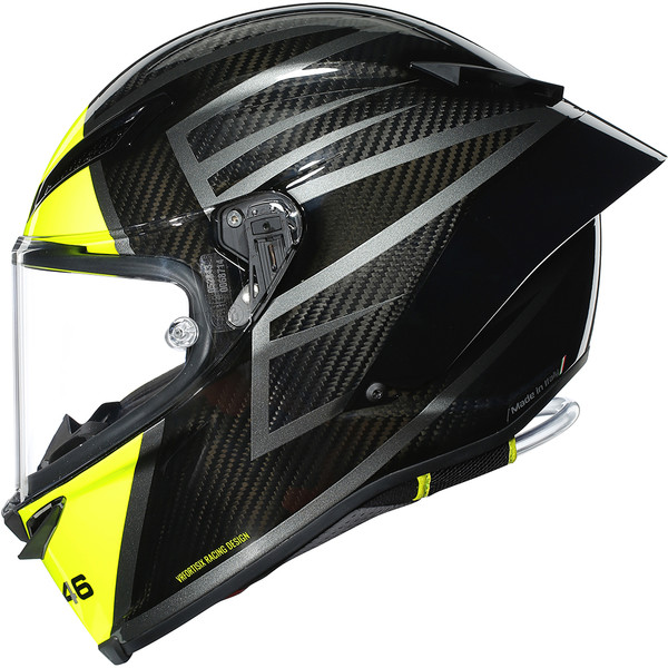 AGV - Casque Pista GP RR Essenza 46 Noir / Jaune / Gris