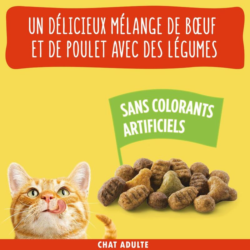 Friskies bœuf, poulet & légumes